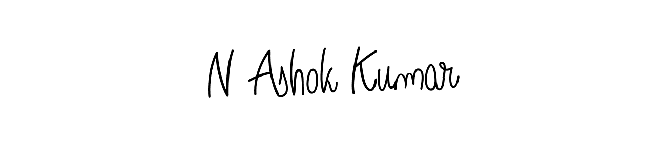 How to Draw N Ashok Kumar signature style? Angelique-Rose-font-FFP is a latest design signature styles for name N Ashok Kumar. N Ashok Kumar signature style 5 images and pictures png