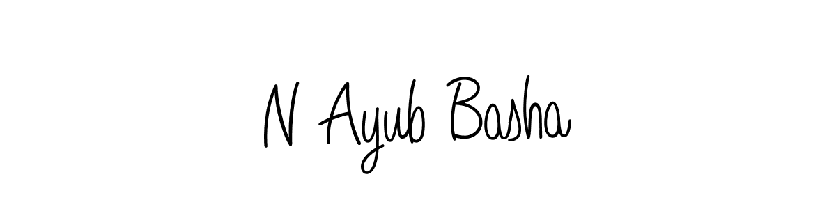Make a short N Ayub Basha signature style. Manage your documents anywhere anytime using Angelique-Rose-font-FFP. Create and add eSignatures, submit forms, share and send files easily. N Ayub Basha signature style 5 images and pictures png
