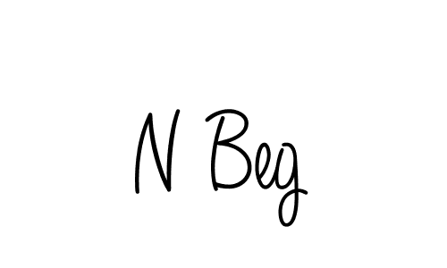 N Beg stylish signature style. Best Handwritten Sign (Angelique-Rose-font-FFP) for my name. Handwritten Signature Collection Ideas for my name N Beg. N Beg signature style 5 images and pictures png