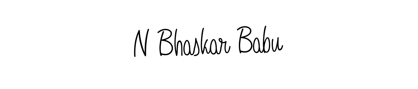 How to make N Bhaskar Babu signature? Angelique-Rose-font-FFP is a professional autograph style. Create handwritten signature for N Bhaskar Babu name. N Bhaskar Babu signature style 5 images and pictures png