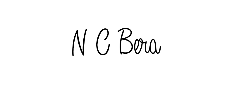 Make a beautiful signature design for name N C Bera. Use this online signature maker to create a handwritten signature for free. N C Bera signature style 5 images and pictures png