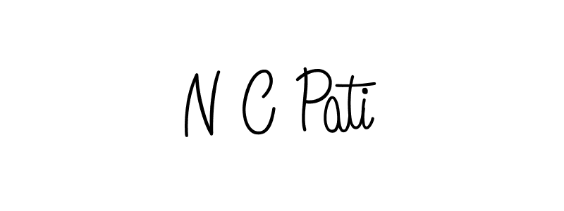 Make a beautiful signature design for name N C Pati. Use this online signature maker to create a handwritten signature for free. N C Pati signature style 5 images and pictures png