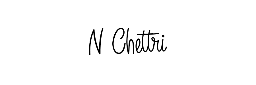 Make a beautiful signature design for name N Chettri. Use this online signature maker to create a handwritten signature for free. N Chettri signature style 5 images and pictures png