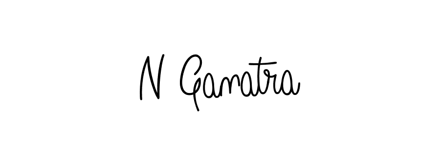 How to make N Ganatra signature? Angelique-Rose-font-FFP is a professional autograph style. Create handwritten signature for N Ganatra name. N Ganatra signature style 5 images and pictures png