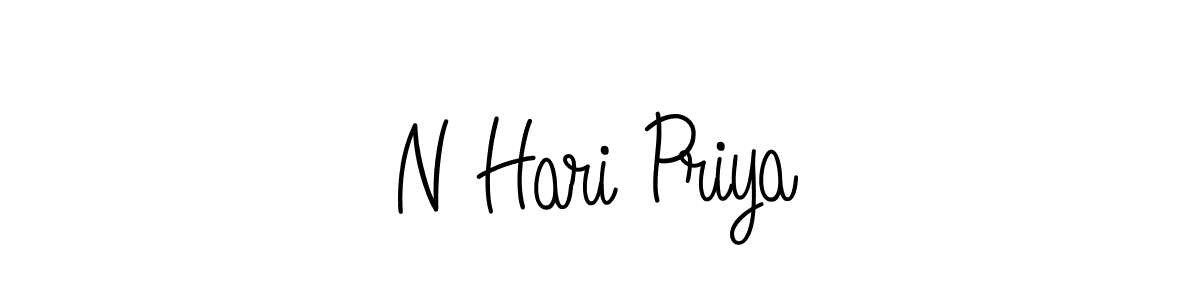 It looks lik you need a new signature style for name N Hari Priya. Design unique handwritten (Angelique-Rose-font-FFP) signature with our free signature maker in just a few clicks. N Hari Priya signature style 5 images and pictures png