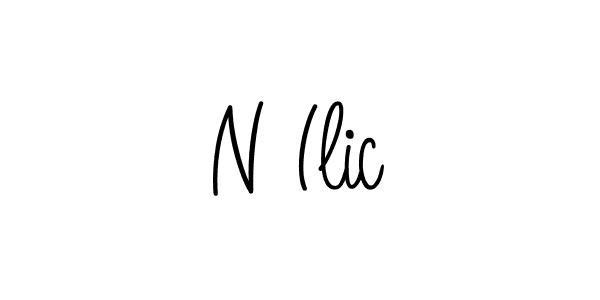 Use a signature maker to create a handwritten signature online. With this signature software, you can design (Angelique-Rose-font-FFP) your own signature for name N Ilic. N Ilic signature style 5 images and pictures png