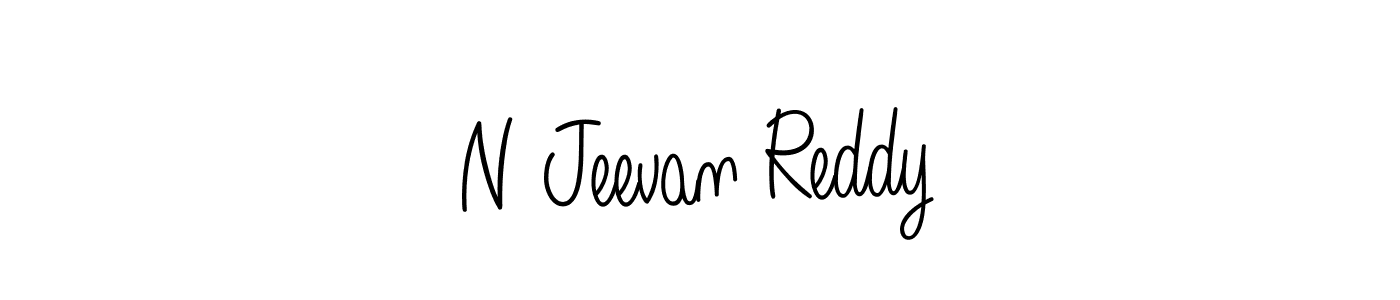 Design your own signature with our free online signature maker. With this signature software, you can create a handwritten (Angelique-Rose-font-FFP) signature for name N Jeevan Reddy. N Jeevan Reddy signature style 5 images and pictures png