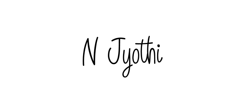 Similarly Angelique-Rose-font-FFP is the best handwritten signature design. Signature creator online .You can use it as an online autograph creator for name N Jyothi. N Jyothi signature style 5 images and pictures png