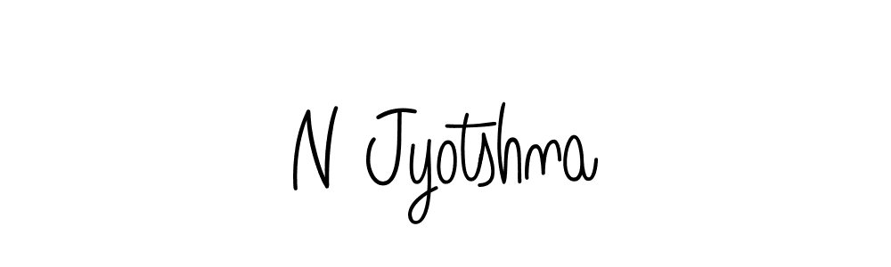 Also we have N Jyotshna name is the best signature style. Create professional handwritten signature collection using Angelique-Rose-font-FFP autograph style. N Jyotshna signature style 5 images and pictures png