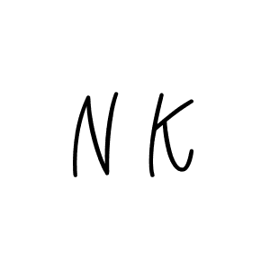 This is the best signature style for the N K name. Also you like these signature font (Angelique-Rose-font-FFP). Mix name signature. N K signature style 5 images and pictures png