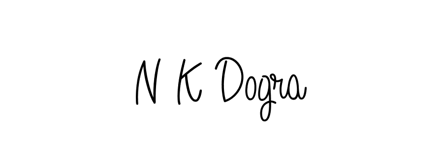 How to make N K Dogra signature? Angelique-Rose-font-FFP is a professional autograph style. Create handwritten signature for N K Dogra name. N K Dogra signature style 5 images and pictures png
