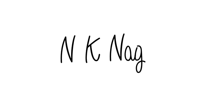 Check out images of Autograph of N K Nag name. Actor N K Nag Signature Style. Angelique-Rose-font-FFP is a professional sign style online. N K Nag signature style 5 images and pictures png