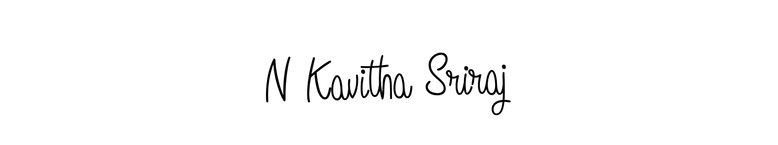 This is the best signature style for the N Kavitha Sriraj name. Also you like these signature font (Angelique-Rose-font-FFP). Mix name signature. N Kavitha Sriraj signature style 5 images and pictures png