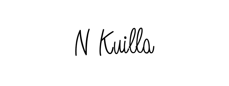 It looks lik you need a new signature style for name N Kuilla. Design unique handwritten (Angelique-Rose-font-FFP) signature with our free signature maker in just a few clicks. N Kuilla signature style 5 images and pictures png