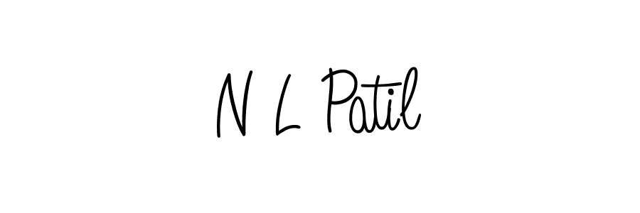 How to Draw N L Patil signature style? Angelique-Rose-font-FFP is a latest design signature styles for name N L Patil. N L Patil signature style 5 images and pictures png