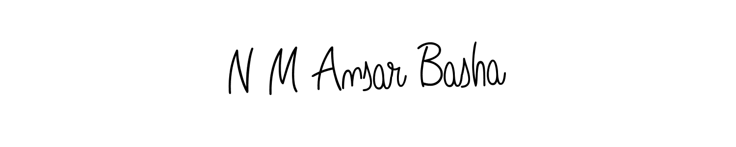 Also You can easily find your signature by using the search form. We will create N M Ansar Basha name handwritten signature images for you free of cost using Angelique-Rose-font-FFP sign style. N M Ansar Basha signature style 5 images and pictures png