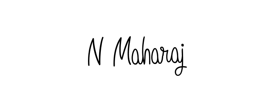 How to Draw N Maharaj signature style? Angelique-Rose-font-FFP is a latest design signature styles for name N Maharaj. N Maharaj signature style 5 images and pictures png