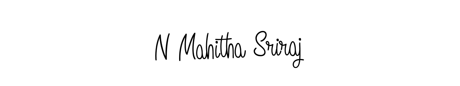 Make a beautiful signature design for name N Mahitha Sriraj. Use this online signature maker to create a handwritten signature for free. N Mahitha Sriraj signature style 5 images and pictures png