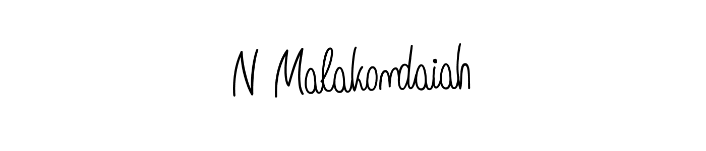Make a short N Malakondaiah signature style. Manage your documents anywhere anytime using Angelique-Rose-font-FFP. Create and add eSignatures, submit forms, share and send files easily. N Malakondaiah signature style 5 images and pictures png