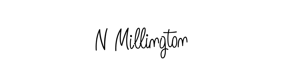 This is the best signature style for the N Millington name. Also you like these signature font (Angelique-Rose-font-FFP). Mix name signature. N Millington signature style 5 images and pictures png