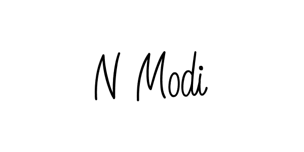 Once you've used our free online signature maker to create your best signature Angelique-Rose-font-FFP style, it's time to enjoy all of the benefits that N Modi name signing documents. N Modi signature style 5 images and pictures png
