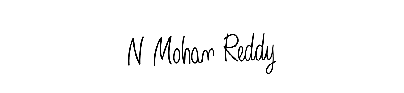 How to Draw N Mohan Reddy signature style? Angelique-Rose-font-FFP is a latest design signature styles for name N Mohan Reddy. N Mohan Reddy signature style 5 images and pictures png