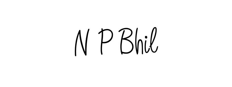 if you are searching for the best signature style for your name N P Bhil. so please give up your signature search. here we have designed multiple signature styles  using Angelique-Rose-font-FFP. N P Bhil signature style 5 images and pictures png