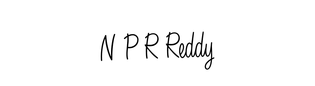 if you are searching for the best signature style for your name N P R Reddy. so please give up your signature search. here we have designed multiple signature styles  using Angelique-Rose-font-FFP. N P R Reddy signature style 5 images and pictures png