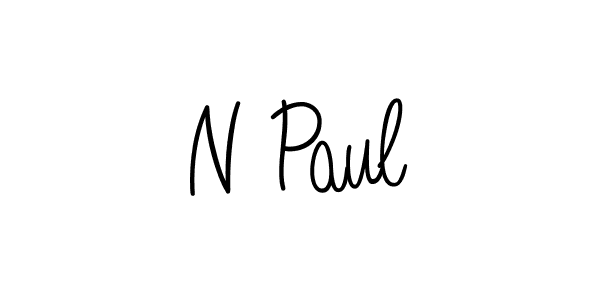 How to make N Paul signature? Angelique-Rose-font-FFP is a professional autograph style. Create handwritten signature for N Paul name. N Paul signature style 5 images and pictures png