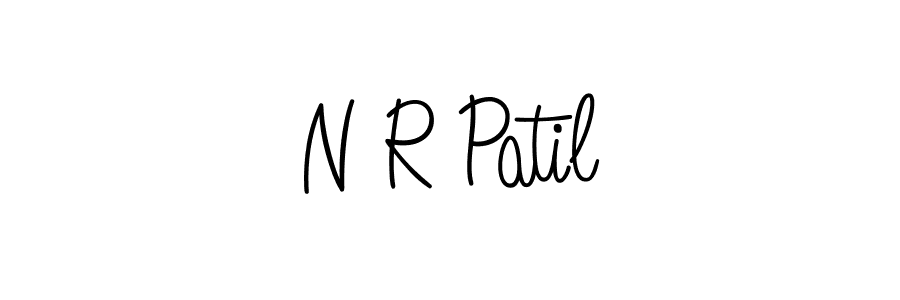 Create a beautiful signature design for name N R Patil. With this signature (Angelique-Rose-font-FFP) fonts, you can make a handwritten signature for free. N R Patil signature style 5 images and pictures png