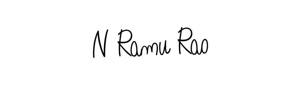 It looks lik you need a new signature style for name N Ramu Rao. Design unique handwritten (Angelique-Rose-font-FFP) signature with our free signature maker in just a few clicks. N Ramu Rao signature style 5 images and pictures png