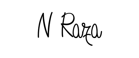 Make a beautiful signature design for name N Raza. Use this online signature maker to create a handwritten signature for free. N Raza signature style 5 images and pictures png