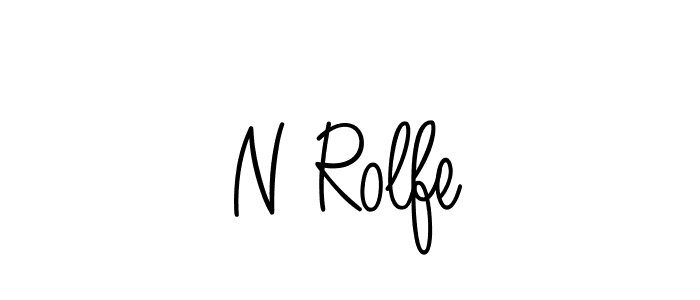 Design your own signature with our free online signature maker. With this signature software, you can create a handwritten (Angelique-Rose-font-FFP) signature for name N Rolfe. N Rolfe signature style 5 images and pictures png