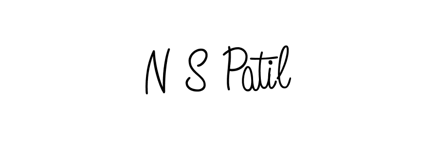 if you are searching for the best signature style for your name N S Patil. so please give up your signature search. here we have designed multiple signature styles  using Angelique-Rose-font-FFP. N S Patil signature style 5 images and pictures png