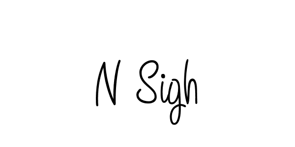 You should practise on your own different ways (Angelique-Rose-font-FFP) to write your name (N Sigh) in signature. don't let someone else do it for you. N Sigh signature style 5 images and pictures png