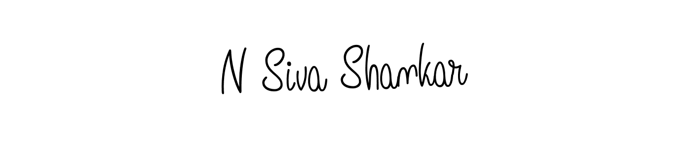 Create a beautiful signature design for name N Siva Shankar. With this signature (Angelique-Rose-font-FFP) fonts, you can make a handwritten signature for free. N Siva Shankar signature style 5 images and pictures png