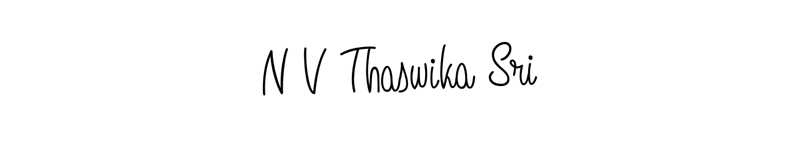 Check out images of Autograph of N V Thaswika Sri name. Actor N V Thaswika Sri Signature Style. Angelique-Rose-font-FFP is a professional sign style online. N V Thaswika Sri signature style 5 images and pictures png