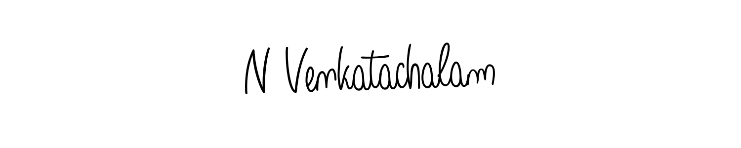 Make a beautiful signature design for name N Venkatachalam. Use this online signature maker to create a handwritten signature for free. N Venkatachalam signature style 5 images and pictures png