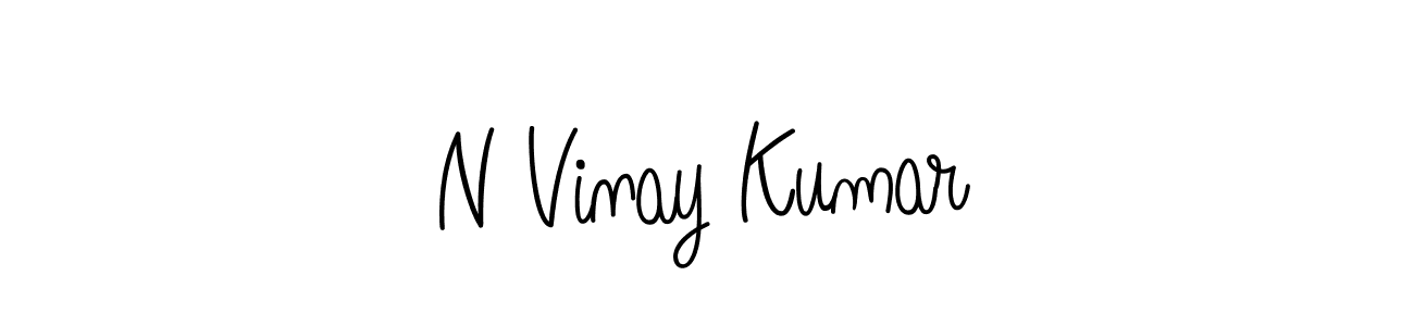 Make a beautiful signature design for name N Vinay Kumar. Use this online signature maker to create a handwritten signature for free. N Vinay Kumar signature style 5 images and pictures png