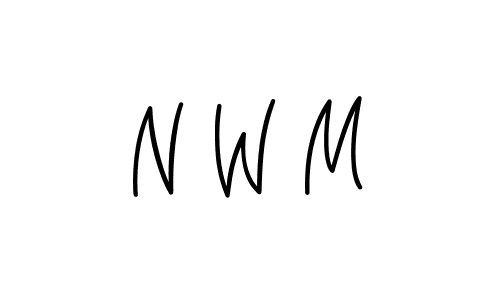 Also You can easily find your signature by using the search form. We will create N W M name handwritten signature images for you free of cost using Angelique-Rose-font-FFP sign style. N W M signature style 5 images and pictures png