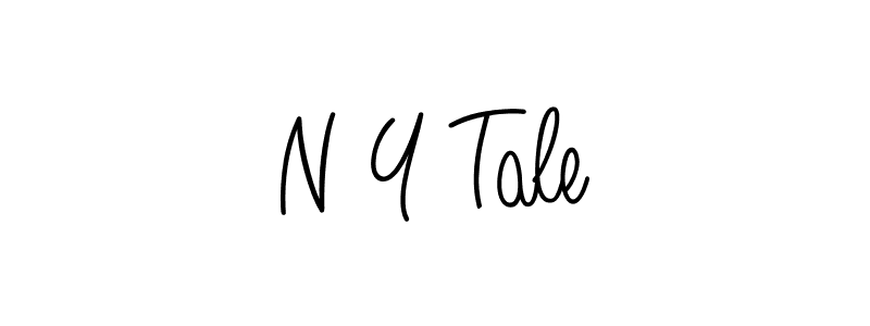 Make a beautiful signature design for name N Y Tale. Use this online signature maker to create a handwritten signature for free. N Y Tale signature style 5 images and pictures png