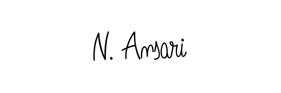 Also You can easily find your signature by using the search form. We will create N. Ansari name handwritten signature images for you free of cost using Angelique-Rose-font-FFP sign style. N. Ansari signature style 5 images and pictures png