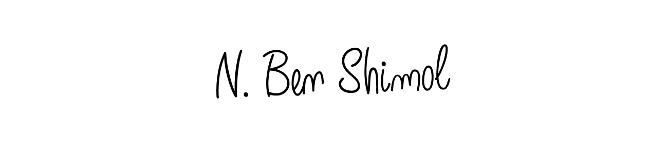 Check out images of Autograph of N. Ben Shimol name. Actor N. Ben Shimol Signature Style. Angelique-Rose-font-FFP is a professional sign style online. N. Ben Shimol signature style 5 images and pictures png