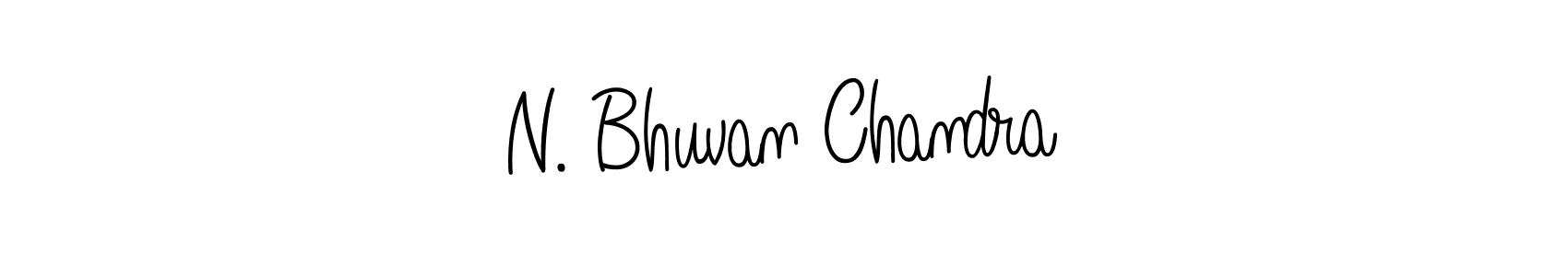 N. Bhuvan Chandra stylish signature style. Best Handwritten Sign (Angelique-Rose-font-FFP) for my name. Handwritten Signature Collection Ideas for my name N. Bhuvan Chandra. N. Bhuvan Chandra signature style 5 images and pictures png