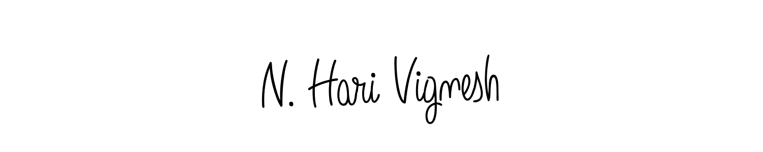 Angelique-Rose-font-FFP is a professional signature style that is perfect for those who want to add a touch of class to their signature. It is also a great choice for those who want to make their signature more unique. Get N. Hari Vignesh name to fancy signature for free. N. Hari Vignesh signature style 5 images and pictures png