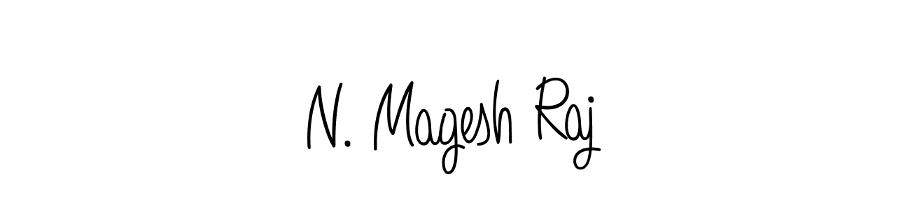 How to make N. Magesh Raj signature? Angelique-Rose-font-FFP is a professional autograph style. Create handwritten signature for N. Magesh Raj name. N. Magesh Raj signature style 5 images and pictures png