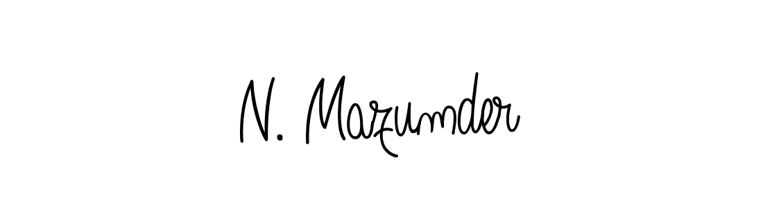 Make a short N. Mazumder signature style. Manage your documents anywhere anytime using Angelique-Rose-font-FFP. Create and add eSignatures, submit forms, share and send files easily. N. Mazumder signature style 5 images and pictures png