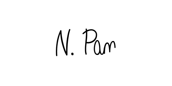N. Pan stylish signature style. Best Handwritten Sign (Angelique-Rose-font-FFP) for my name. Handwritten Signature Collection Ideas for my name N. Pan. N. Pan signature style 5 images and pictures png
