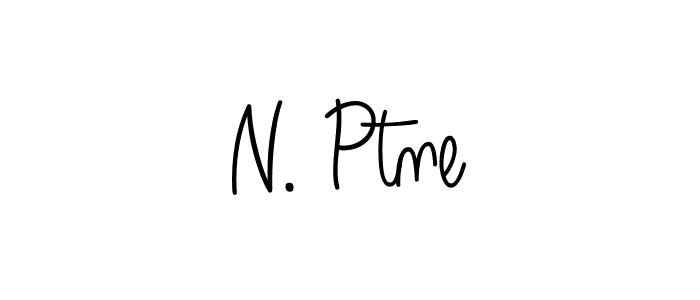 You should practise on your own different ways (Angelique-Rose-font-FFP) to write your name (N. Ptne) in signature. don't let someone else do it for you. N. Ptne signature style 5 images and pictures png