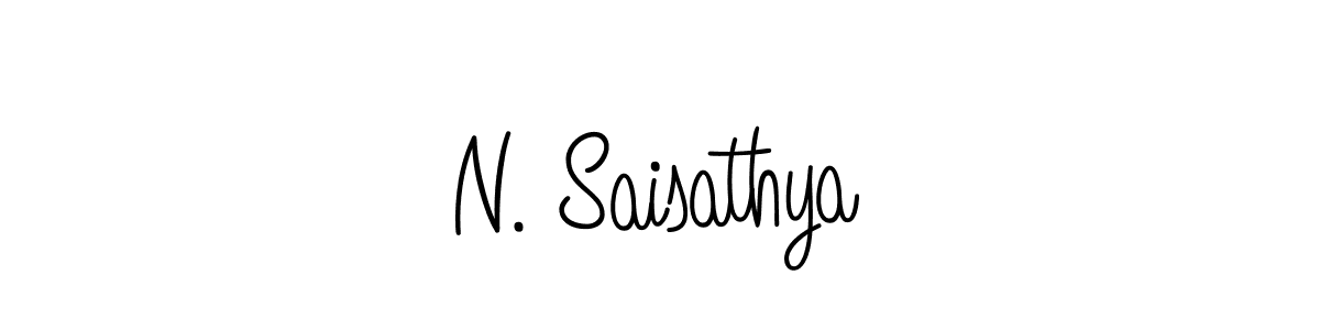 You can use this online signature creator to create a handwritten signature for the name N. Saisathya. This is the best online autograph maker. N. Saisathya signature style 5 images and pictures png